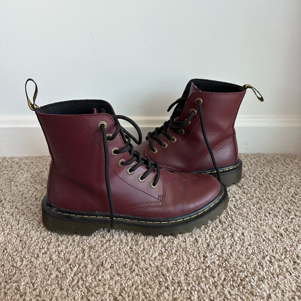 Dr. Martens Burgundy Luana Boots